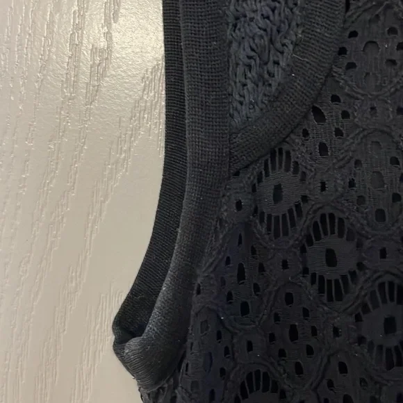 Sea New York Black EYELET Dress Size 2 - Picture 5 of 7